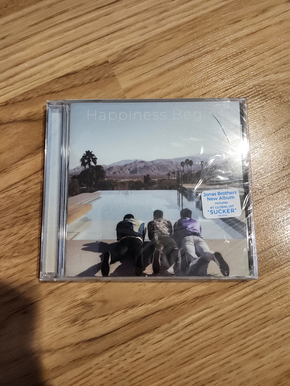 Clear Plastic CD Jewel Case - White/Clear